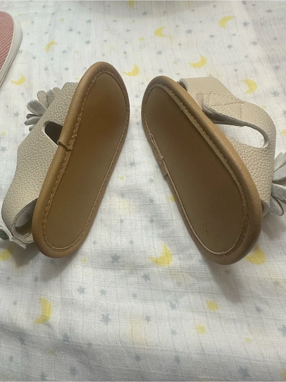 3 pairs Carter's Pink Knit Baby Slip-On Shoes, SS and FS